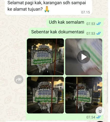 Pengiriman Papan Bunga Selamat Babelan